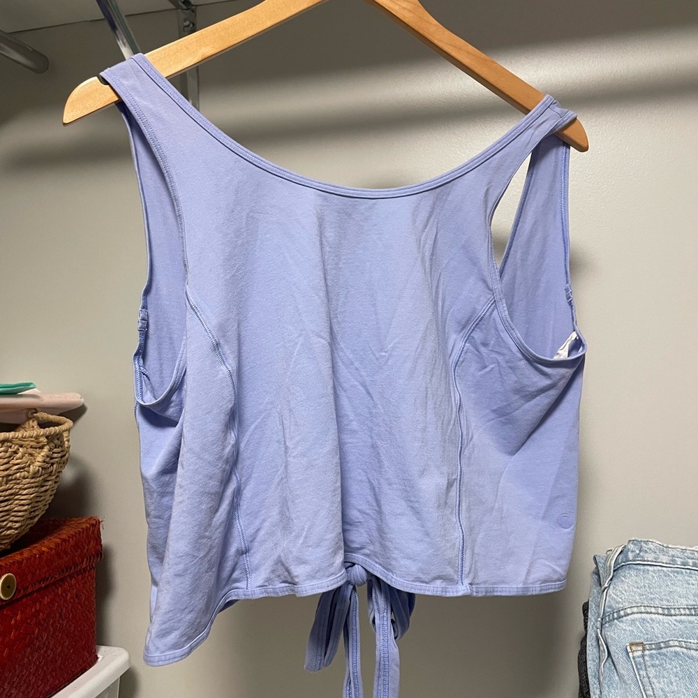 lululemon athletica Lavender Tie-Back Tank Top